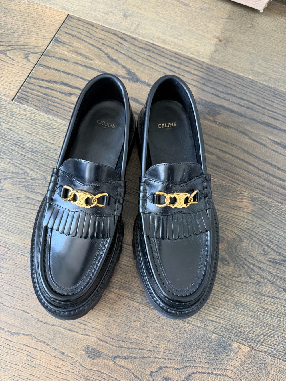 Celine loafers black 39.5